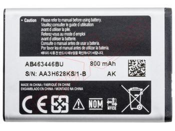 Batería genérica AB463446BU - 800mAh / 3.7V / 2.96WH / Li-ion